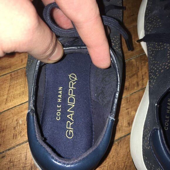 Cole Haan Grandpro navy low top sneakers - Picture 5 of 6